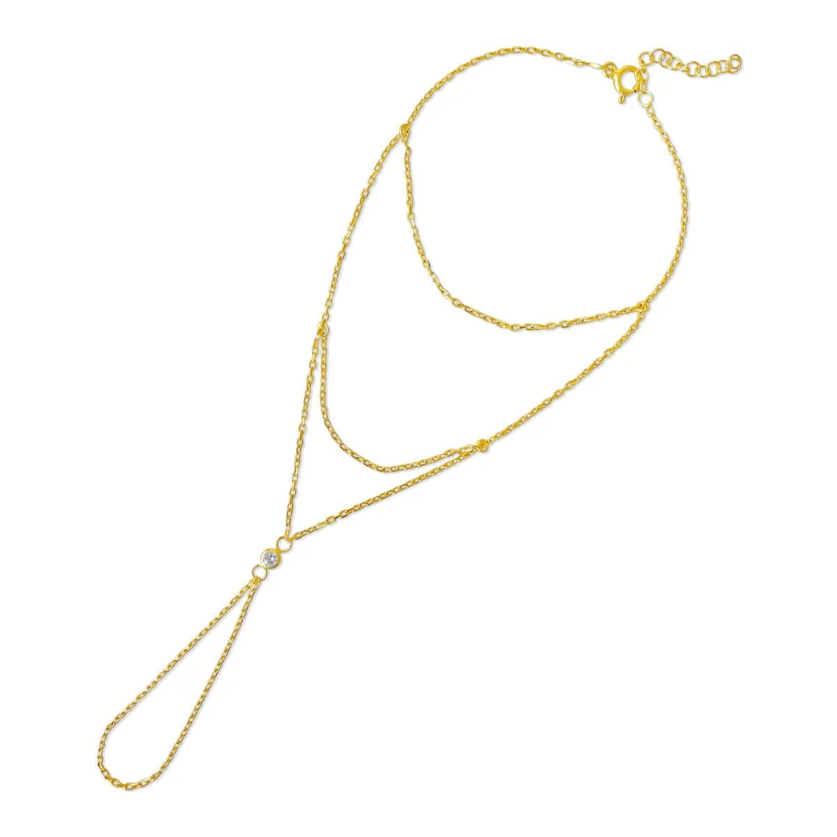 Jade Hand Chain Bracelet