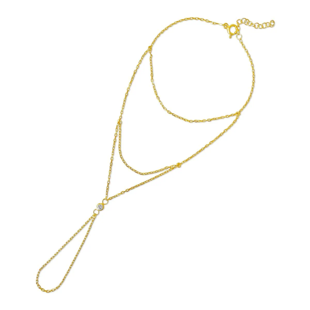 Jade Hand Chain Bracelet