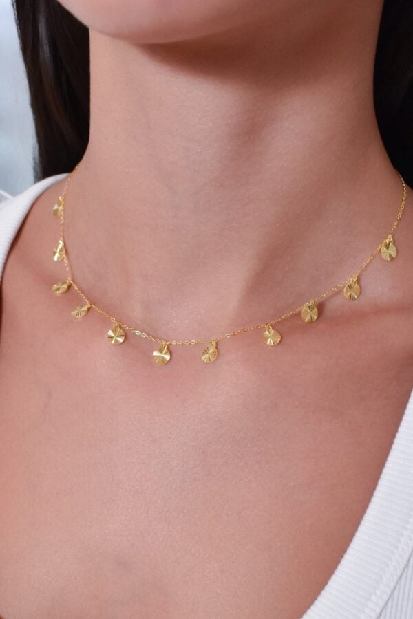 Cielo Choker Necklace - Golden