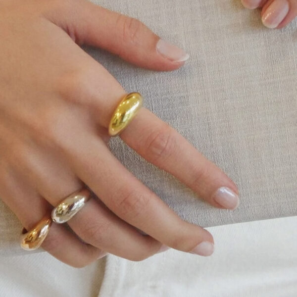 Bold Dome Ring (Free size)