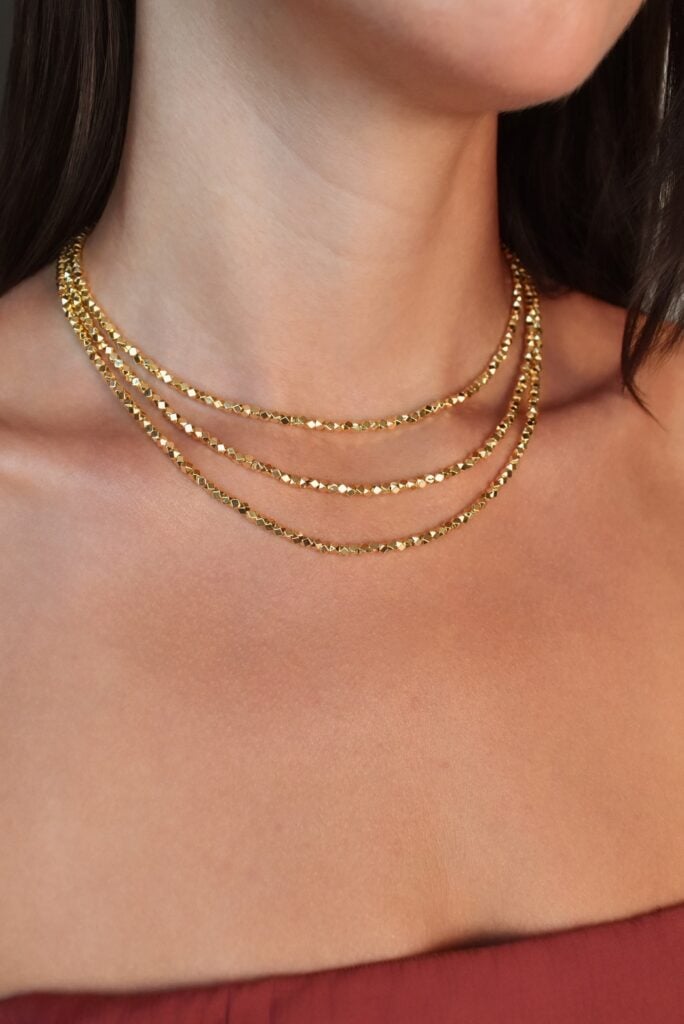 Asma Cascade Necklace - Set of 3 Necklace 