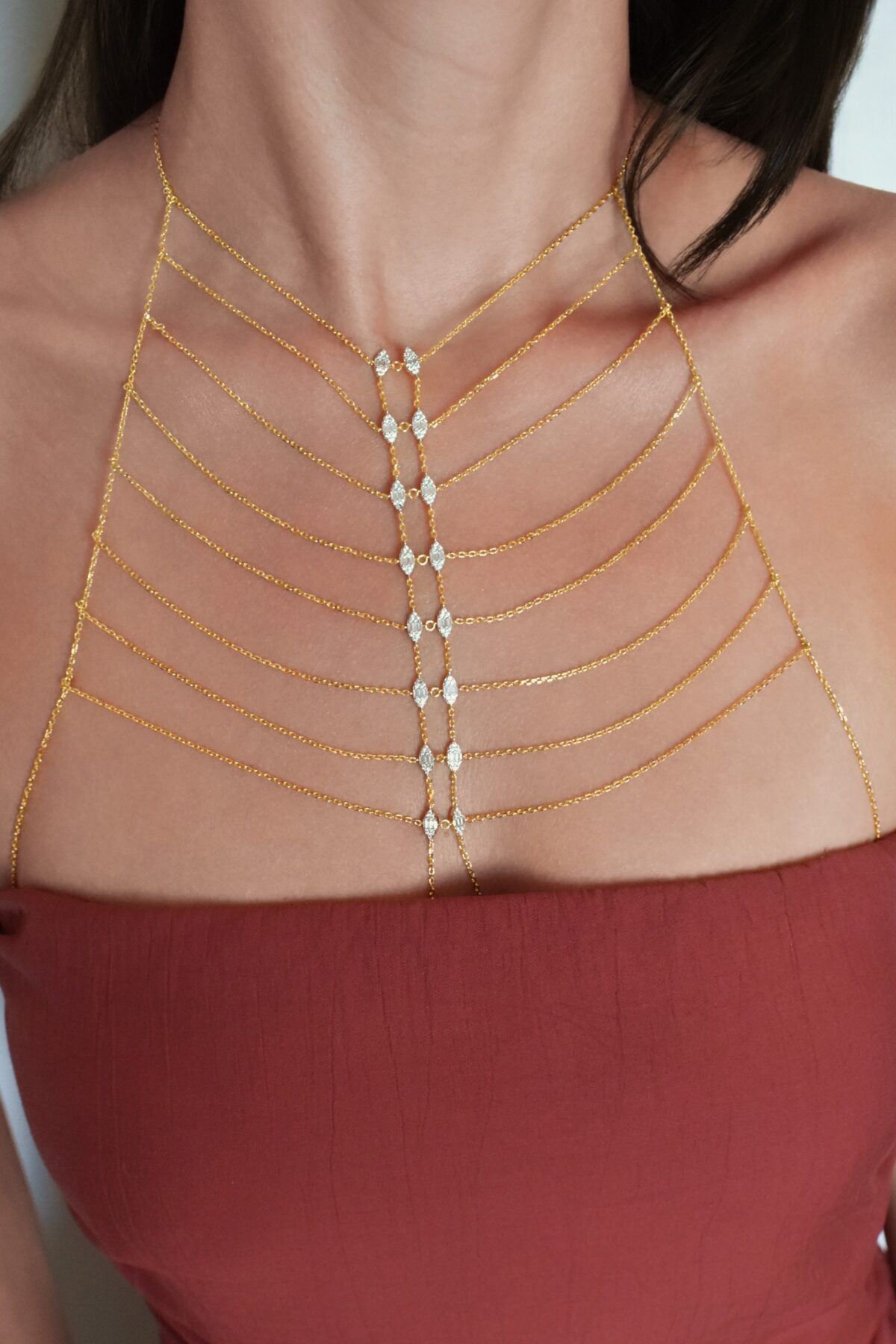 Samah Body Chain Necklace