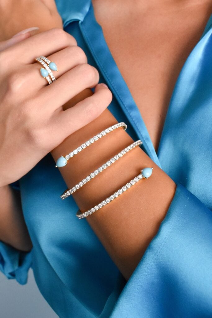 Vera Orbit Bracelet And Ring Set 